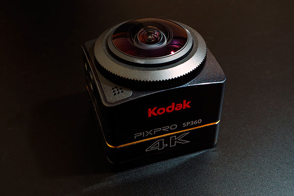 世界初の4K解像度に進化した、コダックの360度アクションカメラが登場