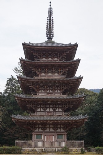 醍醐寺五重塔（国宝、世界遺産、逓減率０.６１７、日本三名塔、日本最美の塔）