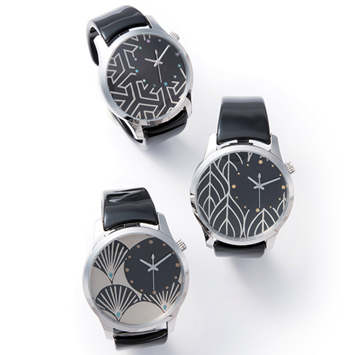 バングルウォッチ　金梨地　腕時計/漆塗り/漆器/ジュエリー IGATTA COLLETTI鯖江バングルウォッチ モメンタムファクトリー Orii