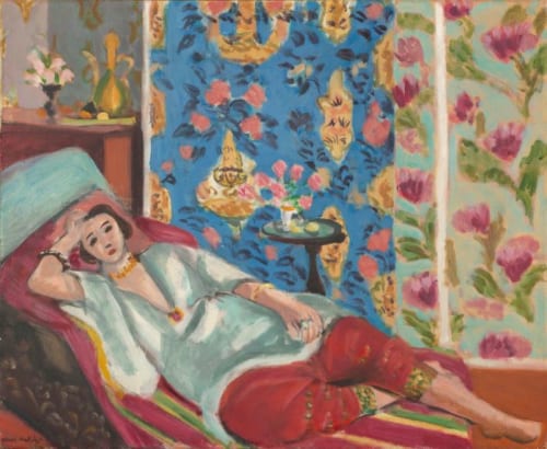 アンリ・マティス《赤いキュロットのオダリスク》1924-25年頃　Artwork: (c)Succession H.Matisse Photo (c) RMN-Grand Palais (musée de l' Orangerie) / Michel Urtado / distributed by AMF