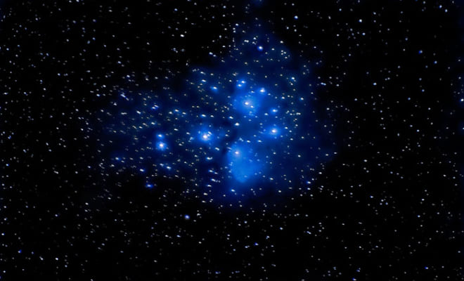 the Pleiades star cluster