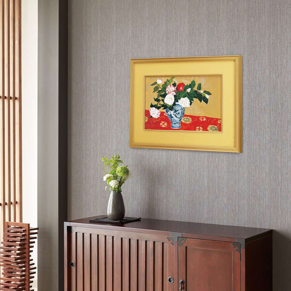 文化勲章受賞 小倉遊亀の名作をご自宅に｜小倉遊亀「椿 特装版」 花人日和 暮らしを豊かに、私らしく