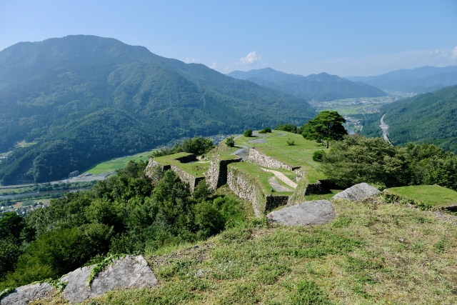現在の竹田城跡