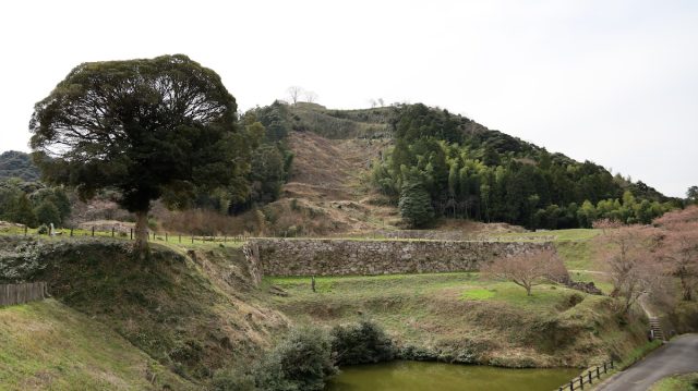 現在の月山富田城跡