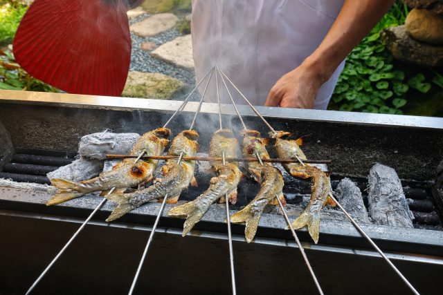 鮎の塩焼き