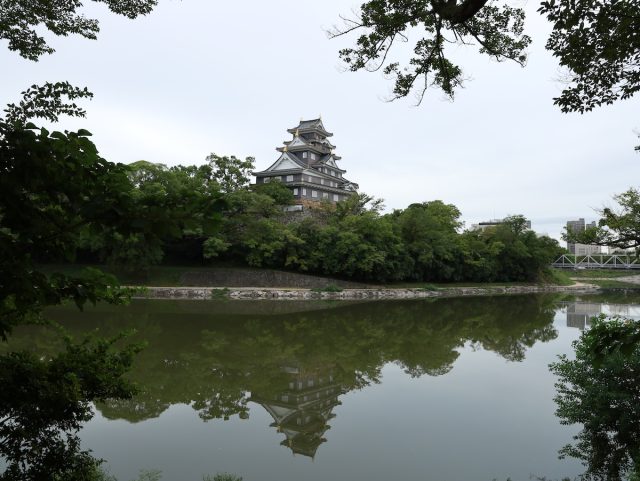 現在の岡山城