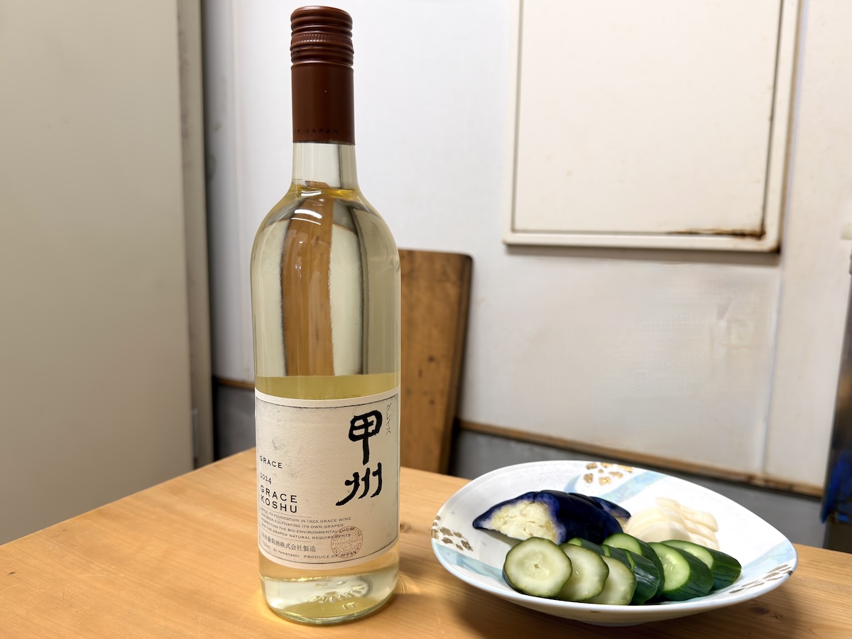 ワインとぬか漬け